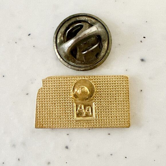 Kansas Shape Of State Ducks Unlimited Hat Vest Pin - Picture 3 of 4